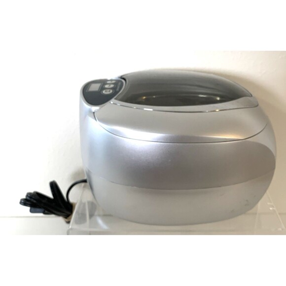 Brookstone Ultrasonic Cleaner Jewelry DVD Eyeglass Watches & More CD-7830A - Picture 2 of 6
